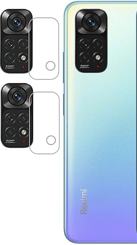 EJZAT Back Camera Lens Glass Protector for Redmi Note 11 CAMERA TEMPERED  (Pack of: 2)
