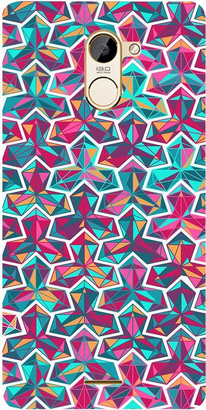 METOO Back Cover for Infinix Hot 4 Pro, THREE COLORFULL DIAMOND PATTERAN, Design back cover Print : 510  (Multicolor, Dual Protection, Silicon, Pack of: 1)