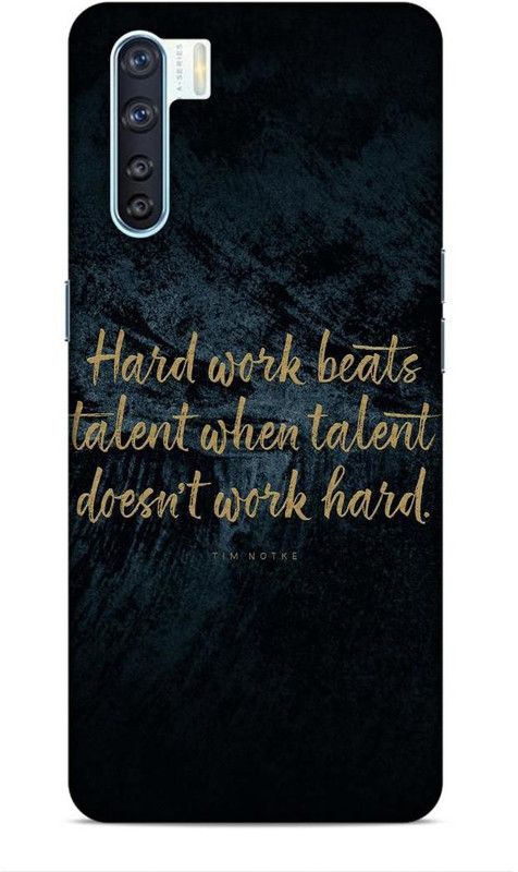 Printabulous Back Cover for Oppo F15  (Blue, Black, Waterproof)
