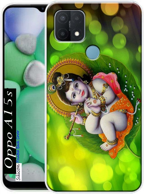 KENTAROELENE Back Cover for Oppo A15s  (Multicolor, Dual Protection, Silicon, Pack of: 1)