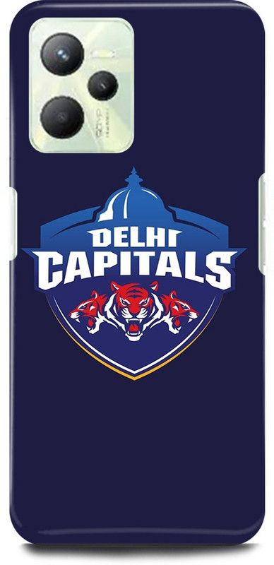 play fast Back Cover for Realme C35, RMX3511 DELHI, CAPITALS, IPL, TEAM, LOGO  (Purple, Hard Case, Pack of: 1)