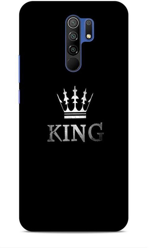CRAFTARA Back Cover for Xiaomi Redmi 9 Prime  (Black, White, Hard Case)