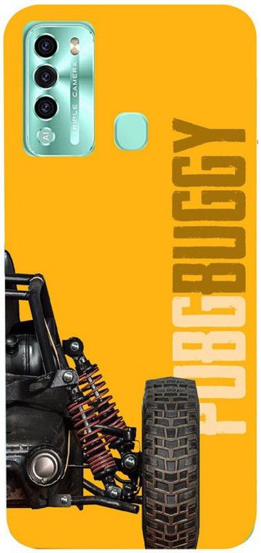 Golden Mask Back Cover for Itel Vision 2 Pugb Buggy  (Multicolor, Waterproof, Silicon)