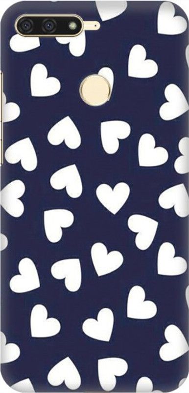 COBIERTAS Back Cover for Honor 7A  (Blue, White, Hard Case)