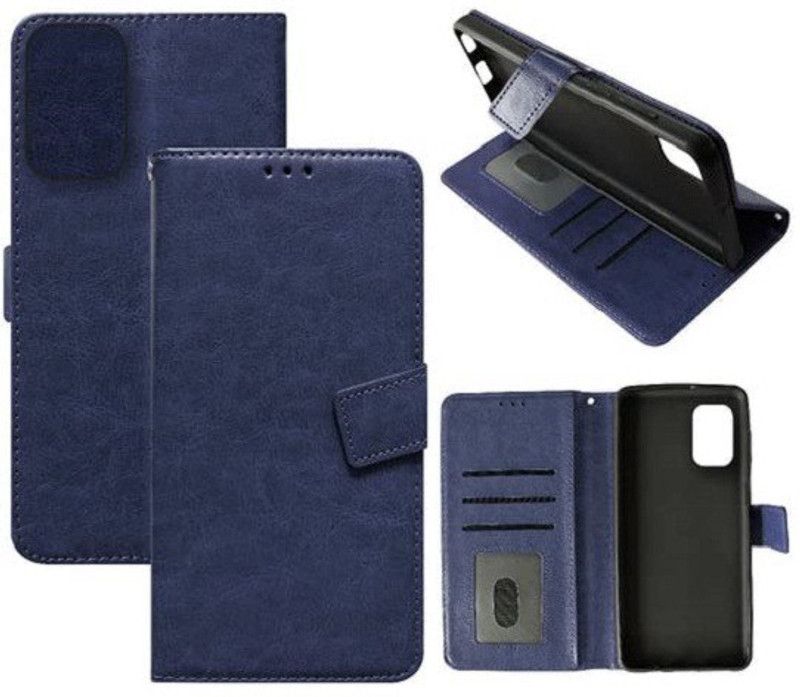 kentop Flip Cover for MI 11X 5G  (Blue, Shock Proof, Pack of: 1)