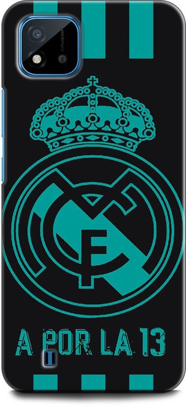 INDICRAFT Back Cover for Realme C11 2021, RMX3231 REAL MADRID, LOGO, EMBLEM, FC, FOOTBALL, SPORTS  (Multicolor, Dual Protection, Pack of: 1)