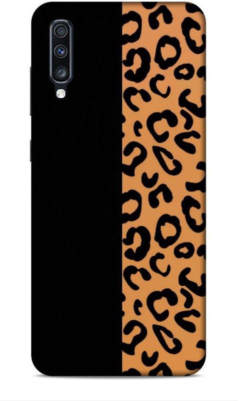 Coverland Back Cover for Samsung Galaxy A70  (Black, Beige, Pack of: 1)