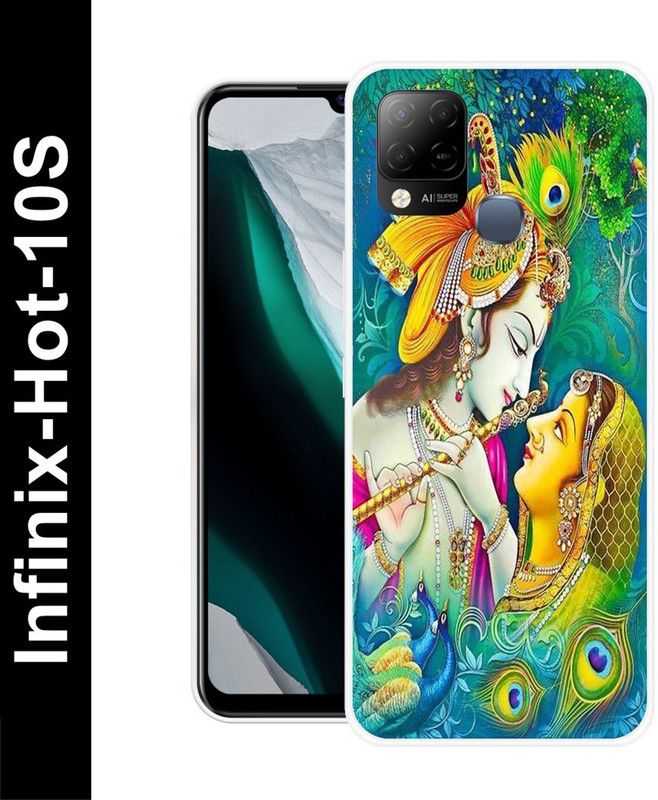 Aabra Back Cover for Infinix Hot 10S  (Green, Flexible, Silicon)