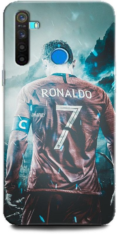 GRAFIQE Back Cover for Realme 5/ Cristiano Ronaldo, Ronaldo 7, CR-7, Real Madrid, Football  (Multicolor, Shock Proof, Pack of: 1)