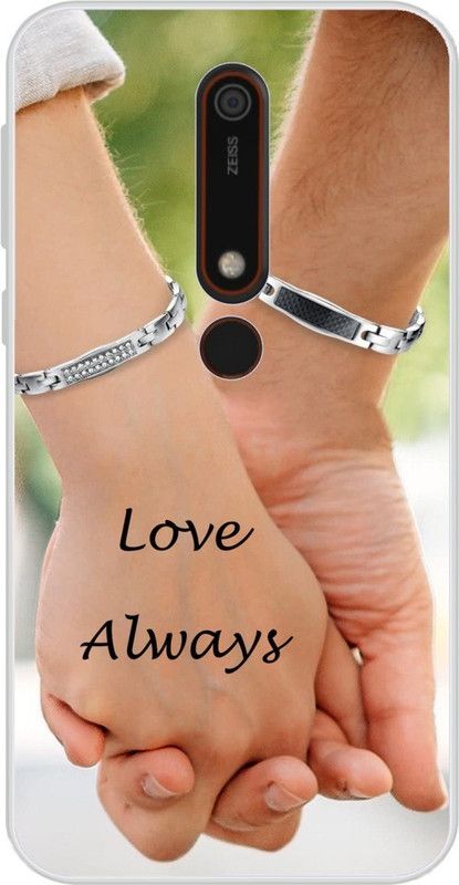 Lovecase Back Cover for Nokia 6.1, Nokia 6  (Multicolor, Silicon)