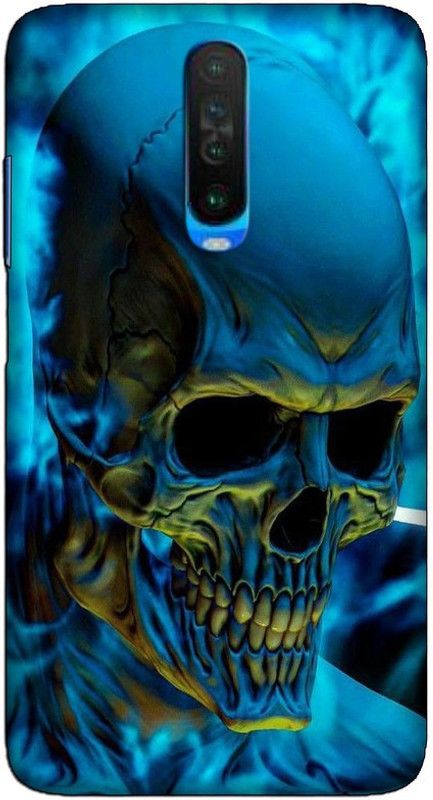 CROKIAN Back Cover for POCO X2 SKULL Back Cover  (Multicolor, Hard Case, Pack of: 1)