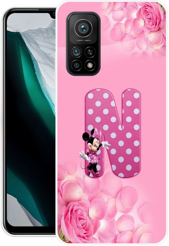 NEVYZAP Back Cover for Mi 10T Pro  (Pink, Grip Case, Silicon, Pack of: 1)