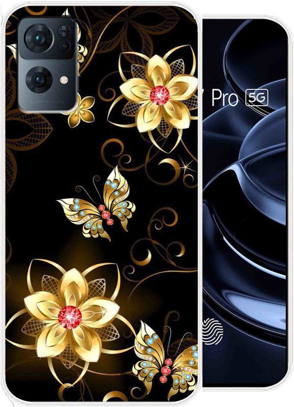SuperQueen Back Cover for Oppo Reno 7 Pro 5G  (Multicolor, Flexible, Silicon, Pack of: 1)
