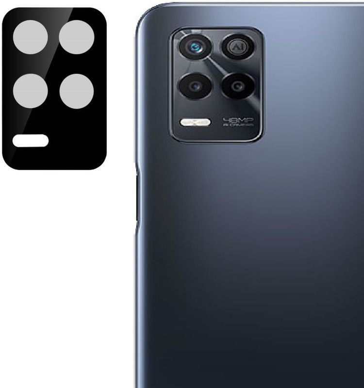 A3sprime Back Camera Lens Glass Protector for Realme 9 5G, Full Coverage 9H Hardness Back Camera Glass Protector  (Pack of: 1)