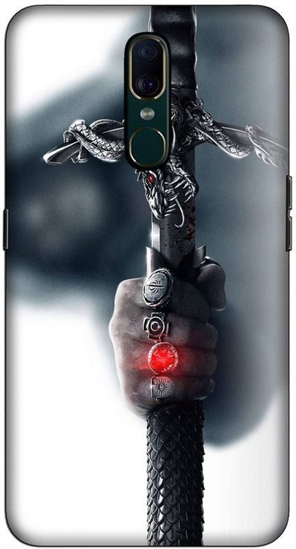 CROKIAN Back Cover for Oppo F11  (Black, Grey, Hard Case, Pack of: 1)