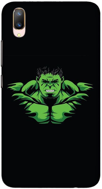 CROKIAN Back Cover for Vivo V11 Pro  (Black, Green, Hard Case, Pack of: 1)