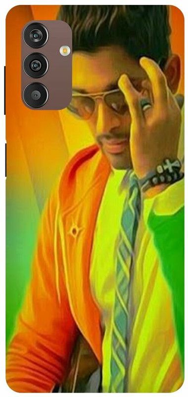 THE NARAYANA COLLECTIONS Back Cover for SAMSUNG GALAXY M13-ALLU,ARJUN,SOUTH,HERO,PUSHPA  (Multicolor, Hard Case, Pack of: 1)