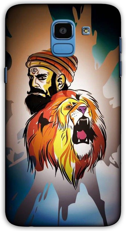 artocus Back Cover for Samsung Galaxy J6, Samsung Galaxy J6 Shivaji Printed Back Cover  (Multicolor, Pack of: 1)