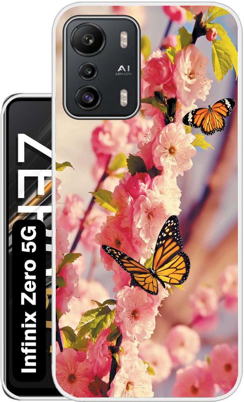 Case Club Back Cover for Infinix Zero 5G  (Pink, Silicon, Pack of: 1)