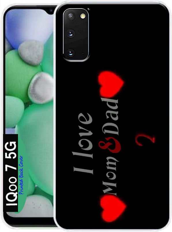 LUCASTENN Back Cover for IQOO 7 5G, Iqoo 7  (Multicolor, Dual Protection, Silicon, Pack of: 1)