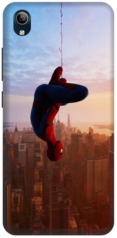 Yoprint Back Cover for Vivo 1908/ Vivo Y90 Spiderman Printed Back Cover  (Multicolor, Shock Proof, Pack of: 1)