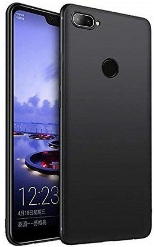 KJYOTHI Back Cover for Honor 9N  (Black)
