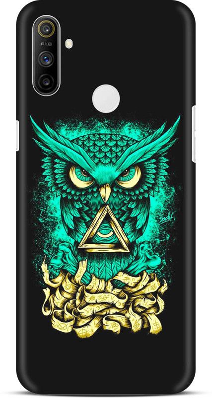 Sankee Back Cover for Realme Narzo 10A / RMX2020  (Black, Hard Case)