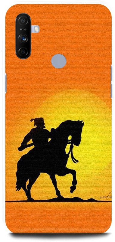 JUGGA Back Cover for Realme Narzo 20A, CHATRAPATI, SHIVA, JI, MAHARAJ, MARATHA,HISTORY, KING  (Yellow, Hard Case, Pack of: 1)