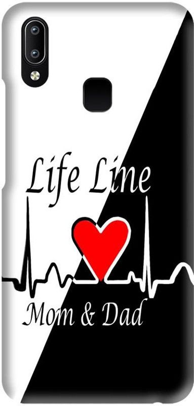 Crafto Rama Back Cover for Vivo Y93, Vivo 1814, Vivo 1815, V1818A, QUOTE, LOVE, MOM, DAD, PRINTED, BACK COVER  (Multicolor, Hard Case, Pack of: 1)