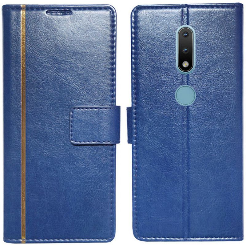 Dhar Flips Flip Cover for Nokia 2.4 in High Quality  (Blue, Pack of: 1)
