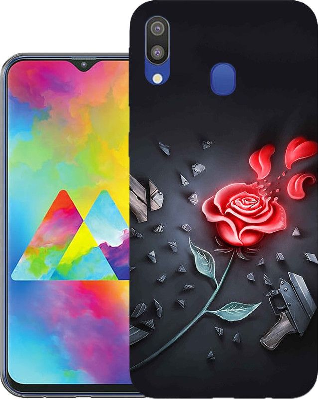 TENTY Back Cover for Samsung M20 / SM-M205F / SM-M205G back cover | Design_22  (Multicolor, Flexible, Silicon)