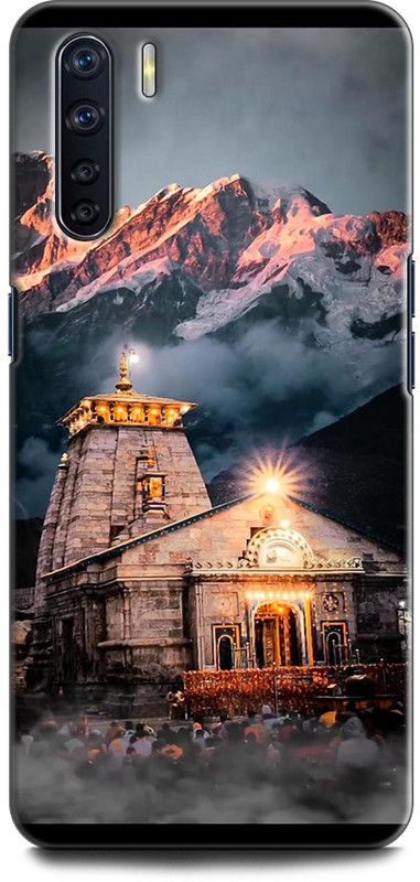 INDICRAFT Back Cover for OPPO F15, CPH2001 KEDARNATH, SHIVJI, LORD SHIVA, MAHADEV, BHOLENATH  (Multicolor, Shock Proof, Pack of: 1)