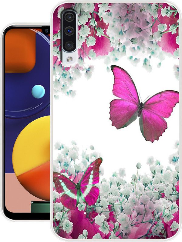 Allit Back Cover for Samsung Galaxy A50  (Multicolor, Dual Protection, Silicon, Pack of: 1)
