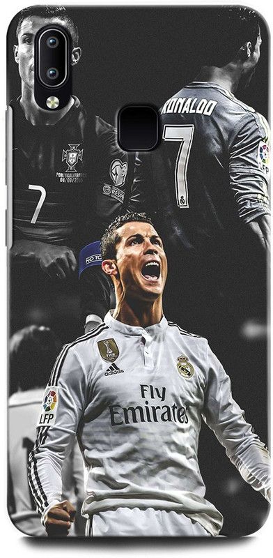 ORBIQE Back Cover for Vivo Y95 1807/1818 CRISTIANO RONALDO, RONALDO 7, CR, 7, FOOTBALL, SPORTS, REAL MADRID  (Multicolor, Hard Case)