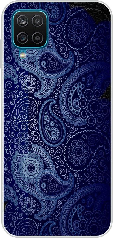 Dreamcase Back Cover for Samsung Galaxy M12, Samsung Galaxy F12  (Blue, Dual Protection, Silicon, Pack of: 1)