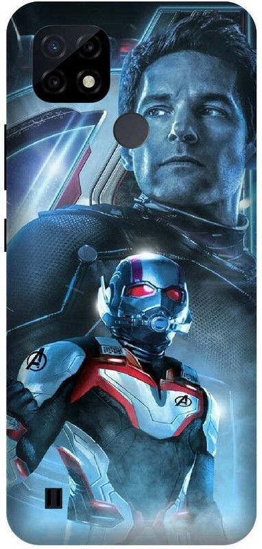 Yoprint Back Cover for Realme C21y Ant Man Avengers Superheros Printed back Cover  (Multicolor, Hard Case, Pack of: 1)