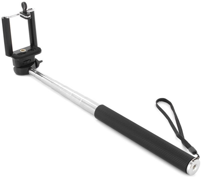 GOLD DUST Bluetooth Selfie Stick  (Black, Remote Included)