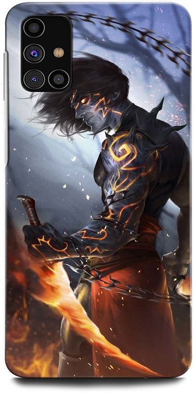 ORBIQE Back Cover for SAMSUNG Galaxy M31s PRINCE OF PERSIA, GAME, PRINCE, PRINCE OF PERSIA CHARACTER, KATANA  (Multicolor, Hard Case, Pack of: 1)