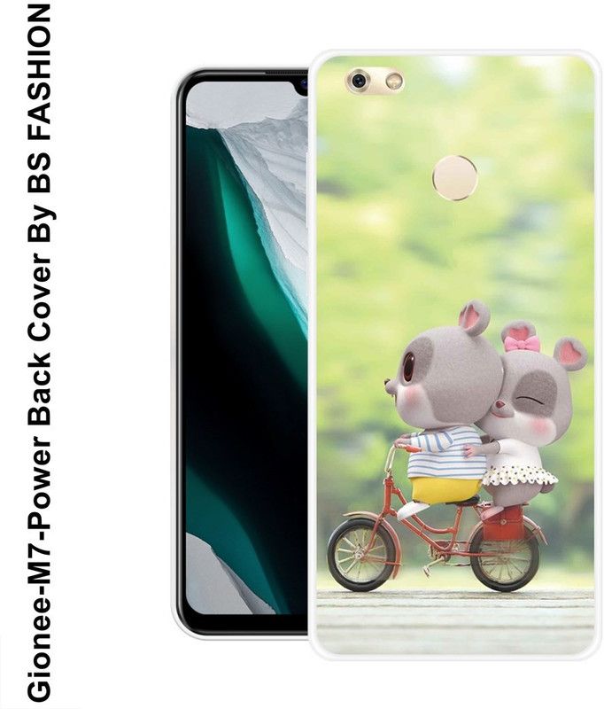 BSRAJ Back Cover for Gionee M7 Power  (Multicolor, Silicon)