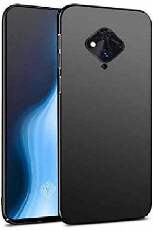 Techforce Back Replacement Cover for Vivo S1 Pro, Vivo S1 Pro (2020)  (Black, Grip Case, Pack of: 1)