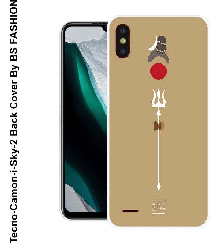 BSRAJ Back Cover for Tecno Camon i Sky 2  (Beige, White, Silicon)