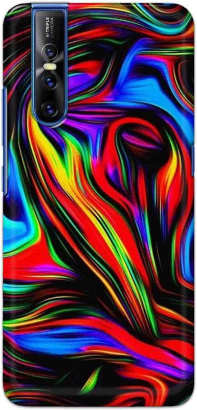 NDCOM Back Cover for Vivo V15 Pro Color Mix Printed  (Multicolor, Hard Case, Pack of: 1)