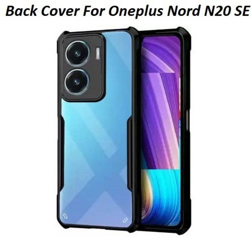 NKCASE Back Cover for Oneplus Nord N20 SE  (Transparent, Shock Proof, Pack of: 1)