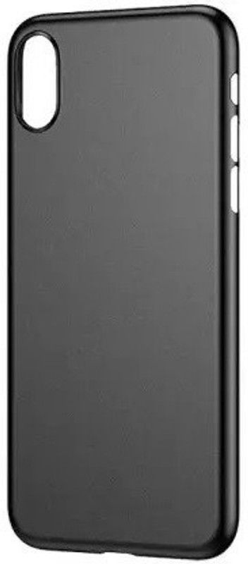 Snatchy Back Cover for Apple iPhone XS  (Black, Silicon)