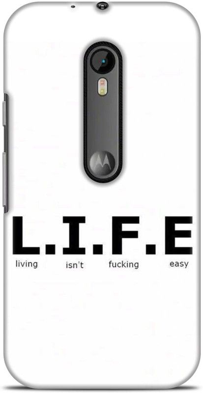 Sankee Back Cover for Motorola Moto G Turbo Edition  (Black, Hard Case)