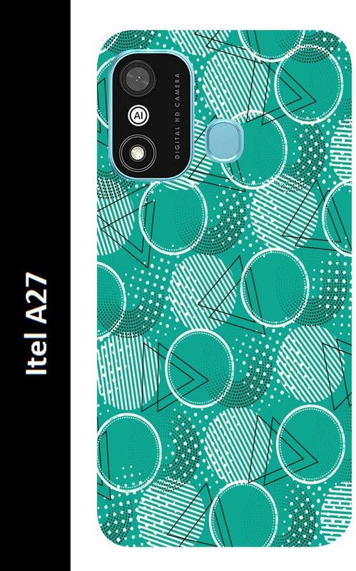 Gabroo Back Cover for Itel A27  (Green, Silicon, Pack of: 1)
