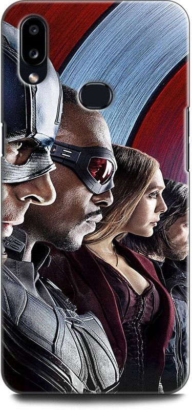 Afterglow Back Cover for SAMSUNG Galaxy M01s CAPTAIN AMERICA, AVENGERS, MARVEL, COMICS, SHEILD, SUPERHERO  (Multicolor, Shock Proof, Pack of: 1)