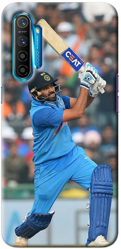 NDCOM Back Cover for REALME XT Hitman Rohit Sharma Printed  (Multicolor, Hard Case, Pack of: 1)