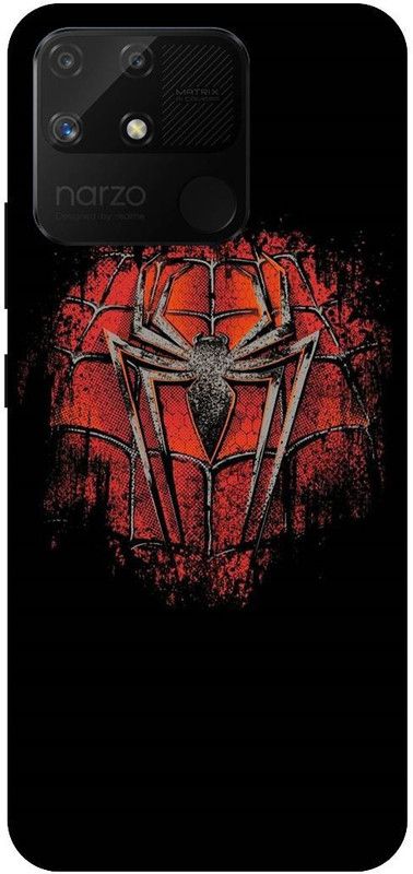 UMPRINT Back Cover for Realme Narzo 50A,RMX3430 Spiderman Movie Printed Back Cover  (Multicolor, Shock Proof, Pack of: 1)