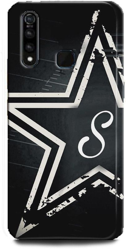 INDICRAFT Back Cover for Vivo Z1Pro, Vivo 1951, S letter, Printed  (Multicolor, Shock Proof, Pack of: 1)